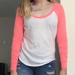 Pink Baseball tee